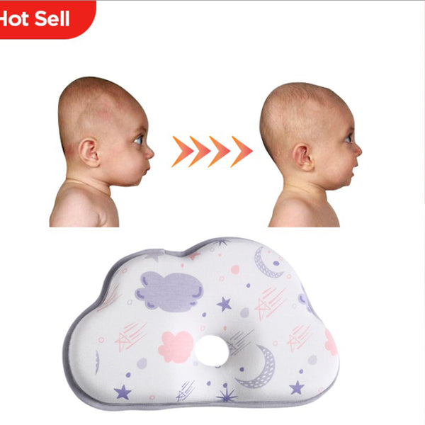 Babydreams Organic Anti Flat Head Shaping Memory Foam Newborn Baby Pillow Free Case
