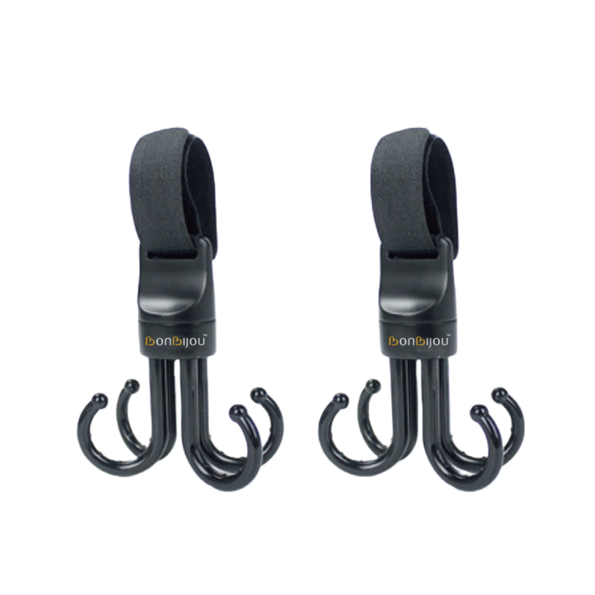 double stroller hooks Bonbijou Double Octopus Stroller Hooks