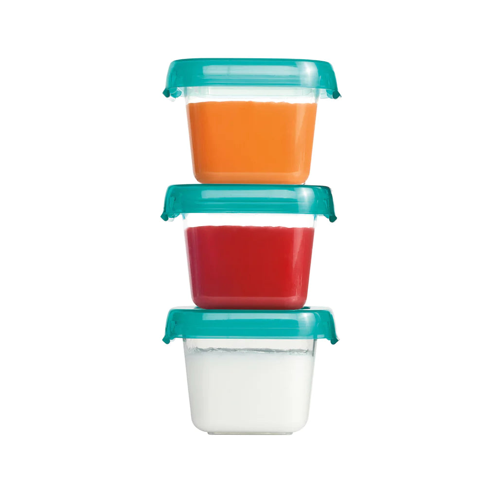 Oxo Tot 3pc Baby Blocks Freezer Storage Containers (2oz) Baby Kingdom