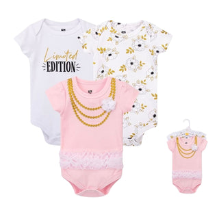 Buy limited-edition Hudson Baby 3pcs Bodysuit With Short Sleeve With TUTU (0-3M/3-6M/6-9M/9-12M)