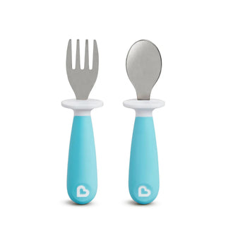 Buy blue Munchkin Raise™ Toddler Fork & Spoon Set