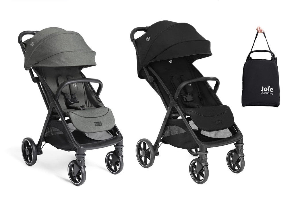 NEW Joie Parcel LX Signature 3in1 Lightweight Compact Stroller (birth to 22 kg)