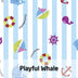 Playful Whale - J