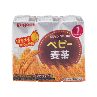 Buy barley-tea [Made in Japan] Pigeon Baby Juice 125ml x 3 (Promo)