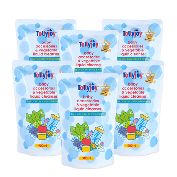 Tollyjoy Baby Accessories and Vegetable Liquid Cleanser (3/ 6/ 12 Refill Packs)(Promo)