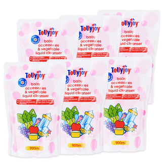 Buy 6-refill-packs Tollyjoy Antibacterial Baby Accessories And Vegetable Liquid Cleanser (Promo)