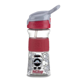 Buy red Nuby Soft Spout On-the-Go Sports Bottle with Push Button 360ml
