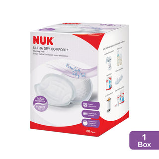 Buy 1-box NUK Ultra Dry Comfort+ Breast Pads (60 Pads)(Promo)