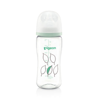 Buy leaf-300ml-3-m [NEW] Pigeon SofTouch™ T-Ester Nursing Bottle (Wide-Neck)(200ml/300ml)