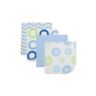 Buy blue Luvable Friends 4pcs Washcloths (Bamboo)