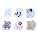 Luvable Friends 6pcs Baby Terry Socks