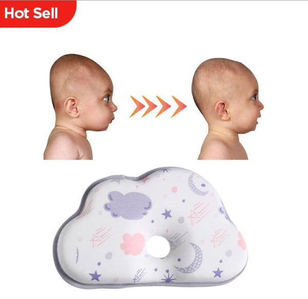 Babydreams Organic Anti Flat Head Shaping Memory Foam Newborn Baby Pillow Free Case