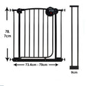 Lucky Baby SG21 Smart System Swing Back Steel Gate Extension
