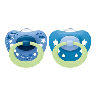 Buy blue NUK Signature Night Silicone Soother