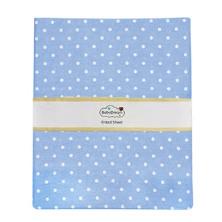 Babydreams 100% Cotton Mattress Cover Fitted Sheet - 28x52x4inch / 24x48x4inch