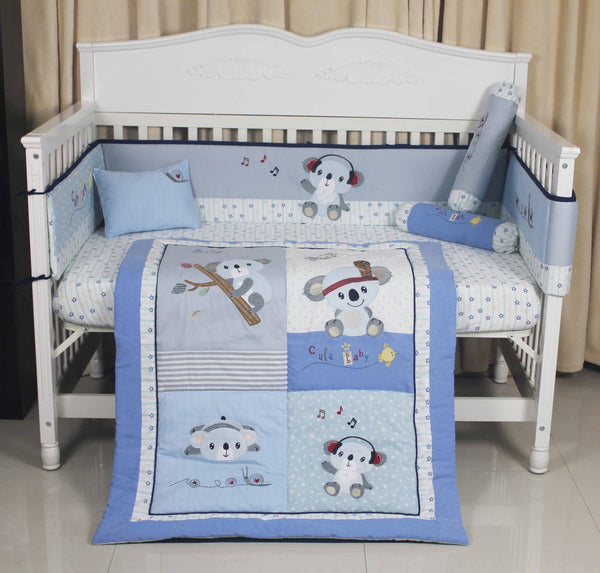 Babydreams 100% Cotton 7 pcs Bedding Set with Embroidery