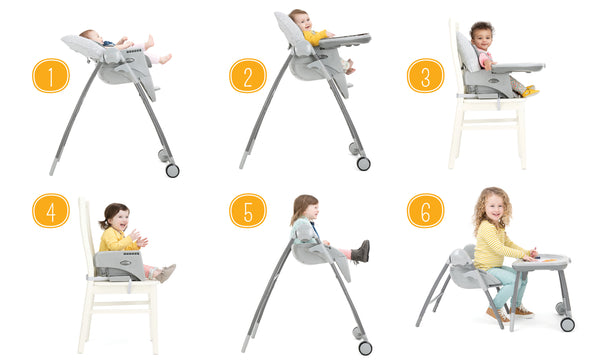 Joie Multiply 6 in 1 High Chair (1-Year Warranty)