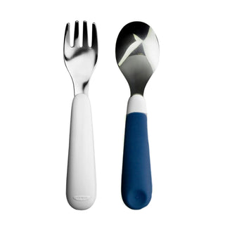 Buy navy OXO Tot Fork & Spoon Set