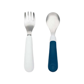 Buy navy OXO TOT On-The-Go Fork And Spoon Set