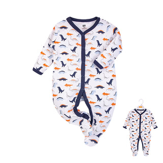 Buy dinosaur Hudson Baby 1pc Sleepsuit (0-3M/ 3-6M/ 6-9M)