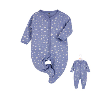 Buy blue-stars Hudson Baby 1pc Sleepsuit (0-3M/ 3-6M/ 6-9M)