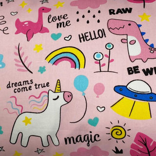 Buy unicorn-pink BabyOne Pillow & Bolster Case Set
