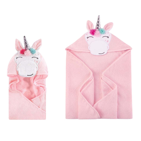 Hudson Baby 1pc Animal Hooded Towel (Woven Terry)