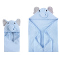 Hudson Baby 1pc Animal Hooded Towel (Woven Terry)