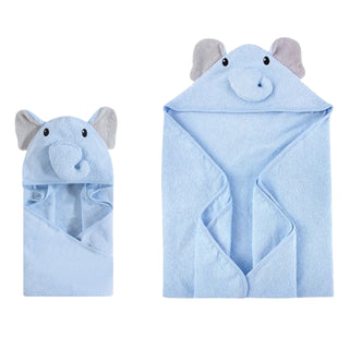 Buy elephant-76cm Hudson Baby 1pc Animal Hooded Towel (Woven Terry)