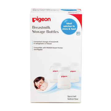 Pigeon Breastmilk Storage Bottles Wide Neck - 0