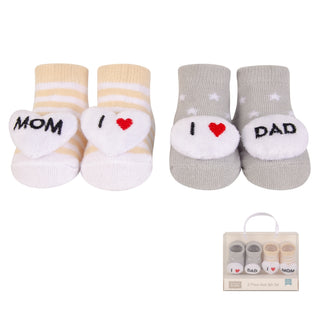 Hudson Baby 2PC 3D Socks Gift Set