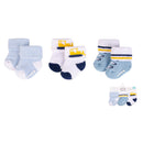 Hudson Baby 3pcs Terry Socks With Non-Skid (0-6M)-24