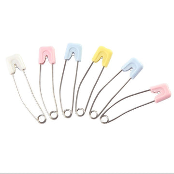 Tollyjoy Plastic Nappy Pins with Lock - Random Color