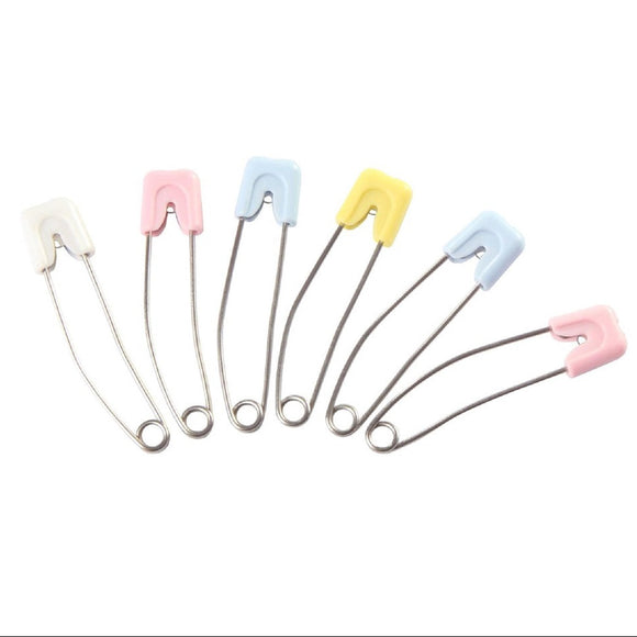 Tollyjoy Plastic Nappy Pins with Lock - Random Color