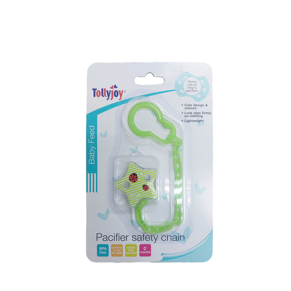 Tollyjoy Pacifier Safety Clip/Pacifier Chain