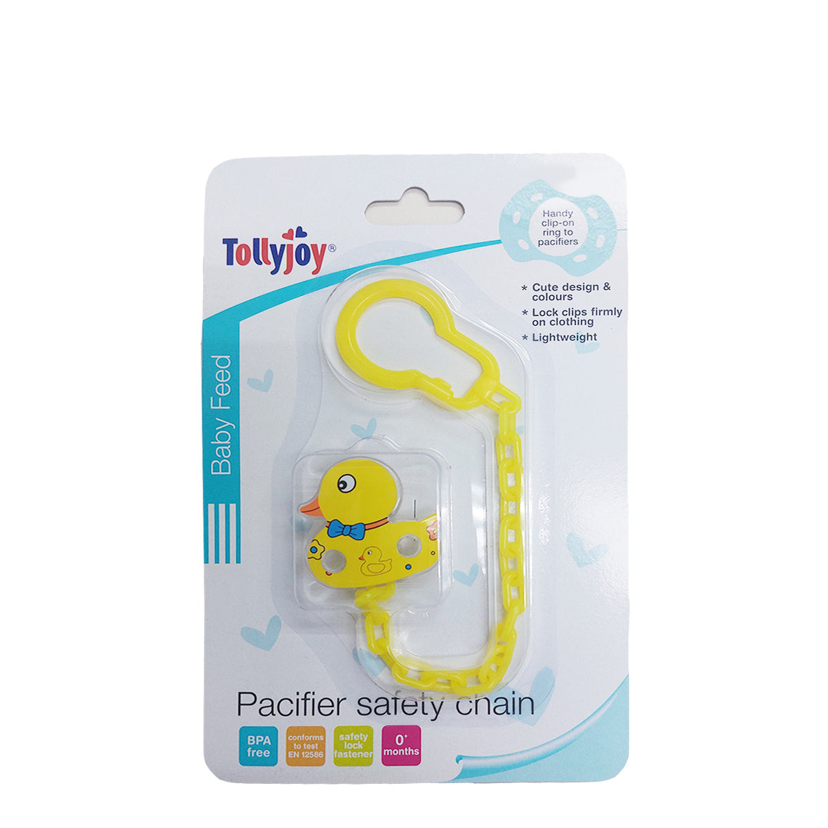 Tollyjoy Pacifier Safety Clip/Pacifier Chain