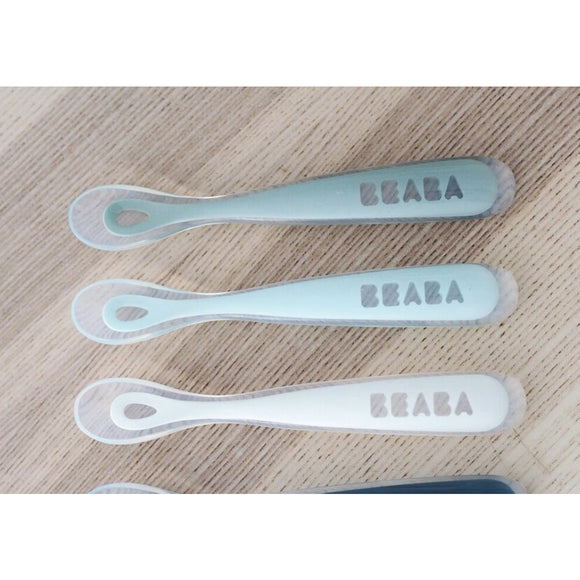 Beaba 1st Stage Silicone Spoons 4m+ 4 Pack