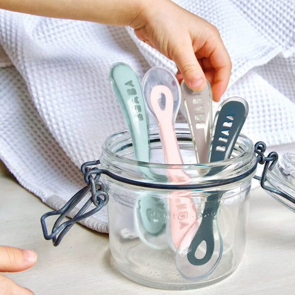 Beaba 2nd Stage Soft Silicone Spoons 4 Pack