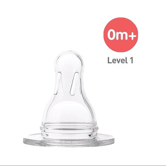 Dr Brown's Narrow-Neck Silicone Option Nipple - 2Pcs