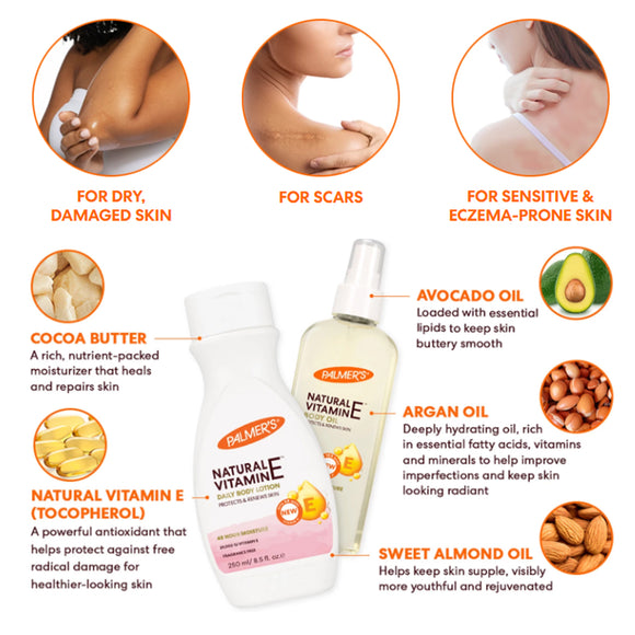 Palmer's (Frag-Free) Natural Vitamin E Collection- Hand & Body Care
