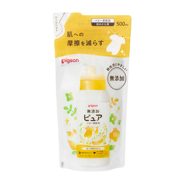 [Made in JAPAN] Pigeon Newborn Baby Softener Refill 500ml Hidamari Flower Scent