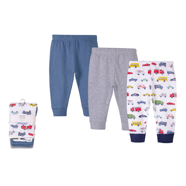 Hudson Baby 3pcs Baby Pant Set