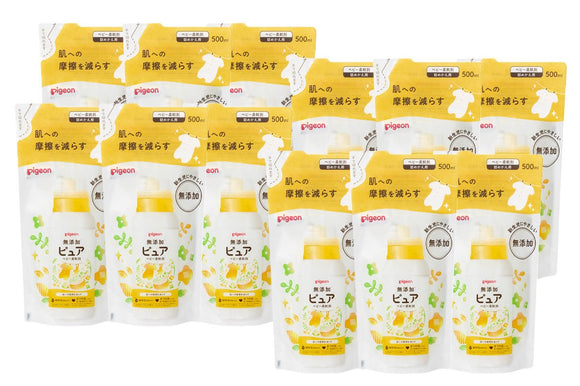 [Made in JAPAN] Pigeon Newborn Baby Softener Refill 500ml Hidamari Flower Scent