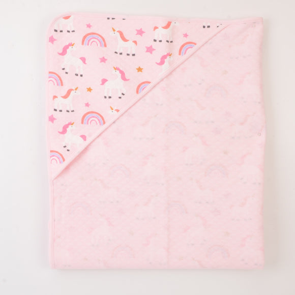 Hudson Baby Quilted Blanket With Hooded