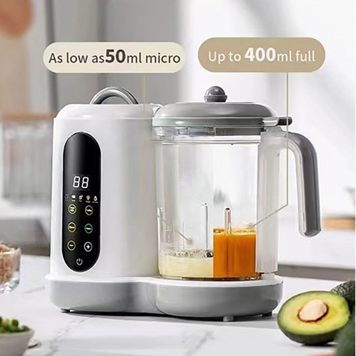 Lucky Baby 3in1 Baby Food Blender Processor and Steamer