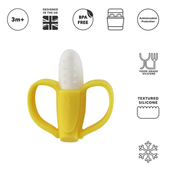 Matchstick Monkey Banana Soother and Teether - Yellow (Promo)