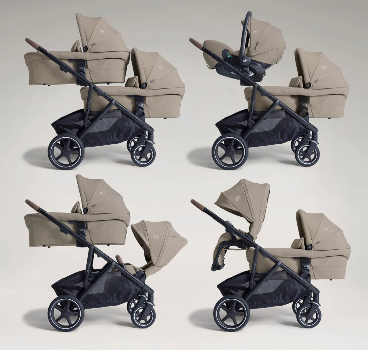Joie Signature Versiti Stroller | Single to Double Pram [ 1 YEAR WARRANTY ]