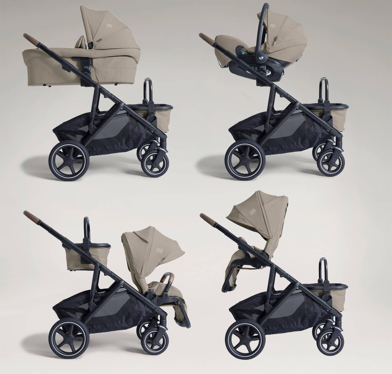 Joie Signature Versiti Stroller | Single to Double Pram [ 1 YEAR WARRANTY ]
