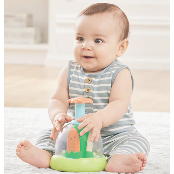 Skip Hop Farmstand Push & Spin Baby Toy