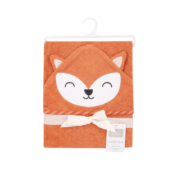Hudson Baby 1pc Animal Hooded Towel (Woven Terry)